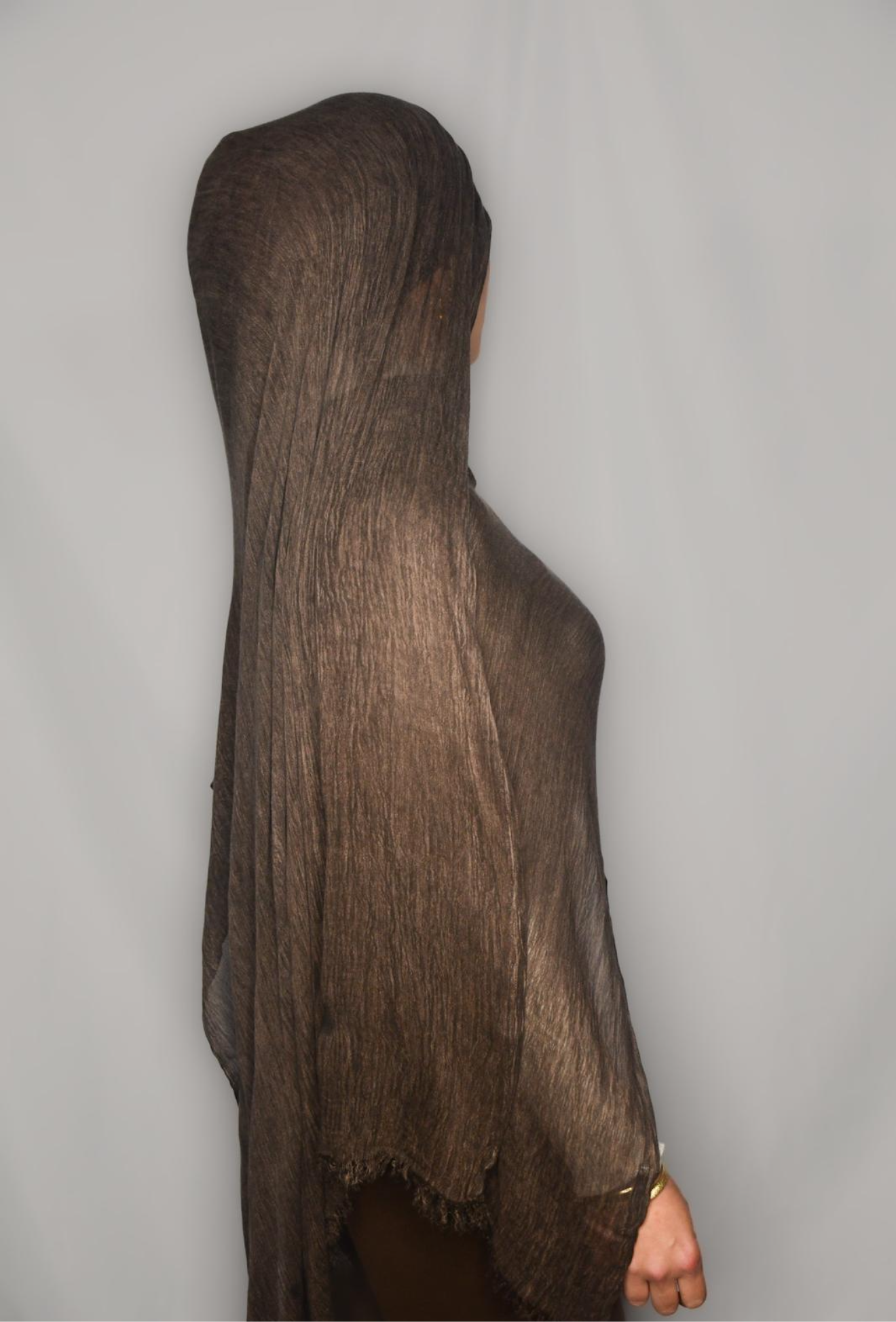 Espresso drape textured