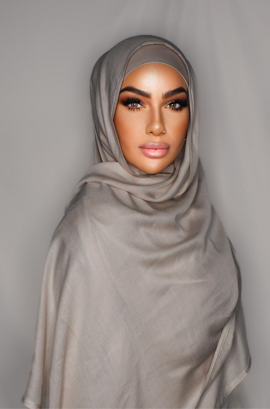 Latte modal hijab + undercap